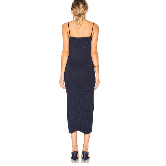 New Helfriech Kri midnight navy rib knit dress - Picture 2 of 6
